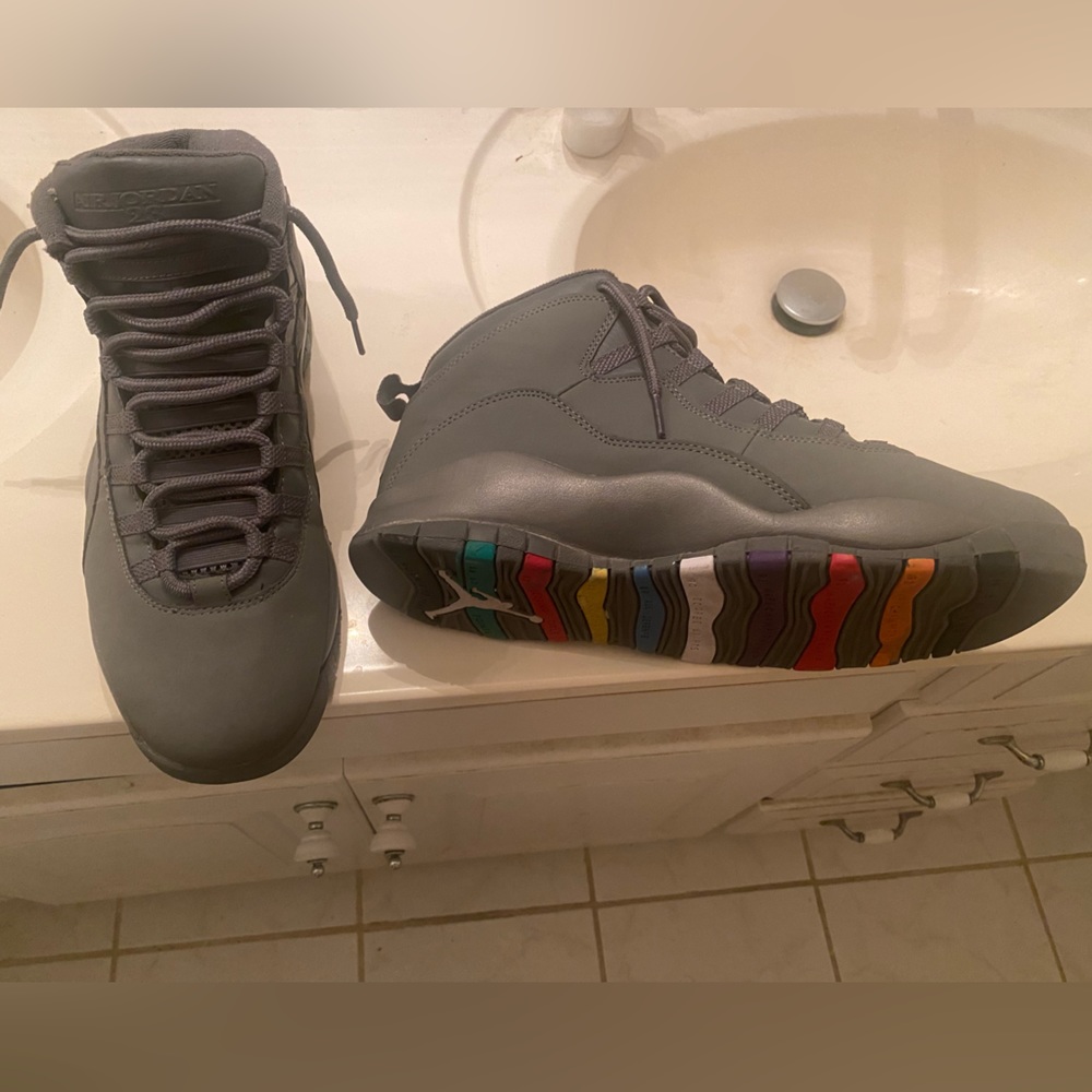 Retro Air Jordan 10 rare Cool Grey